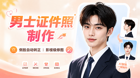 男士证件照